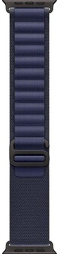Apple Watch Ultra 2 GPS + Cellular 49mm Black Titan. Case w. Navy Alpine Loop - Small (MYTF3+MYPW3)