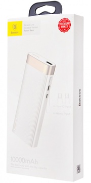 Baseus PowerBank Parallel Line 10000 mAh White