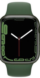 Apple Watch Series 7 GPS + Cellular 45mm Green Aluminum Case with Clover Sport Band (MKJ93, MKJR3)
