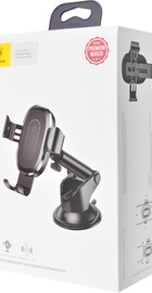 Baseus Gravity Car Mount Wireless Charger (Osculum Type) 1.7A Black