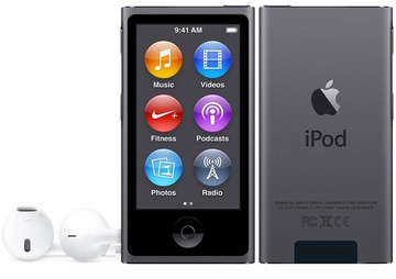 Apple iPod nano 7Gen 16GB Slate (MKN52)