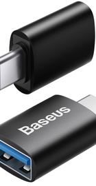 Baseus Ingenuity Series Mini OTG Adaptor Type-C to USB-A 3.1 Black (ZJJQ000001)