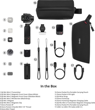 DJI Osmo Pocket 4P Vlog Combo