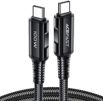 Acefast C4-03 USB-C to USB-C 100W 2m Black (AFC4-03B)