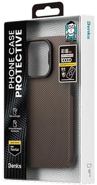Benks Armor Tint (1000D) Kevlar Case for 16 Pro with MagSafe Gold
