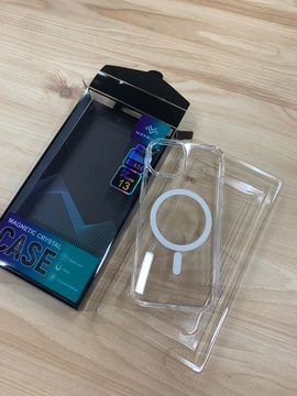 Monblan Magnetic Crystal Clear Case with Magsafe for iPhone 15