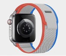 Apple Trail Loop Band for Watch 42mm/44mm/45mm/49mm Blue-Grey-Red (high copy)