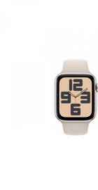 Apple Watch SE 2 GPS 44mm Starlight Aluminium Case with Starlight Sport Band S/M (MRE43)