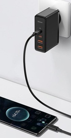 Baseus GaN2 Pro Q.C 2C + Charger Type-C Cable 100W Black (CCGAN2P-L01)
