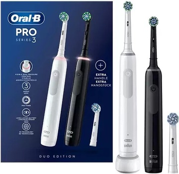 Oral-B D505.533.3H Pro 3 3900 Black+White Duo Edition