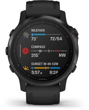 Garmin Fenix 6S Pro - Black with Black Band (010-02159-13)