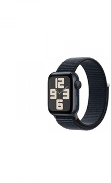 Apple Watch SE 2 GPS 40mm Midnight Aluminium Case with Midnight Sport Loop (MRE03)
