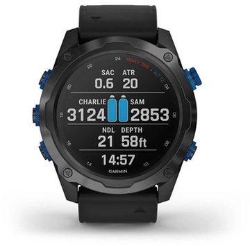 Garmin Descent Mk2i Titanium Carbon Gray DLC with Black Band (010-02132-01)