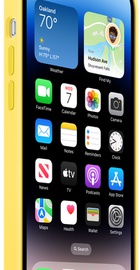 Apple iPhone 14 Pro Silicone Case Canary Yellow with Magsafe (high copy)