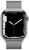 Apple Watch Series 7 GPS + Cellular 45mm Silver Stainless Steel Case with Silver Milanese Loop (MKJE3, MKJW3)