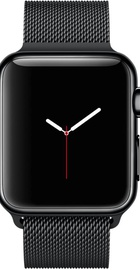 Apple Watch 38mm Space Black Stainless Steel Case with Space Black Milanese Loop (MMFK2)