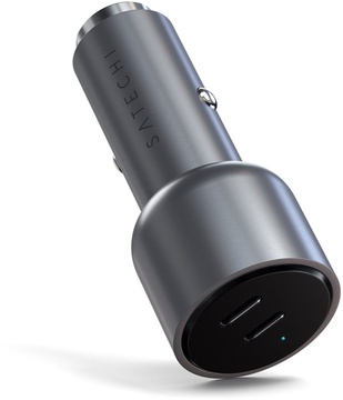 Satechi 40W Dual USB-C PD Car Charger Space Gray (ST- U2C40CCM)