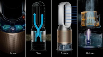 Dyson Purifier Humidify+Cool PH2 De-Nox White/Gold (545007-01)