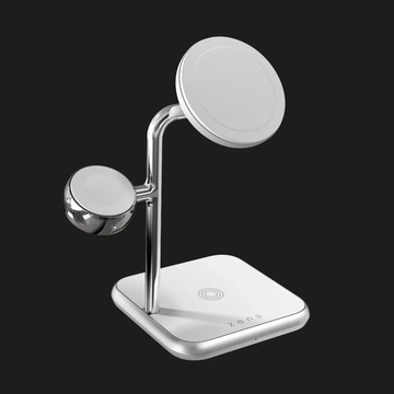 Zens 4-in-1 MagSafe + Watch Wireless Charging Station - White (ZEDC22W/00)