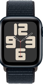 Apple Watch SE 2 GPS 40mm Midnight Aluminium Case with Midnight Sport Loop (MRE03)