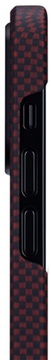 Pitaka MagEZ Case Plain for iPhone 12/12 Pro Black/Red (KI1204P)