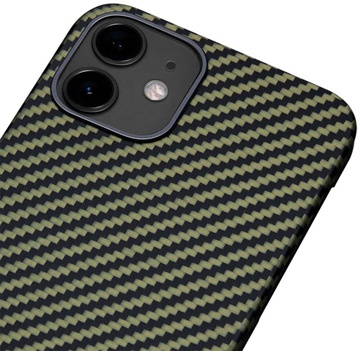 Pitaka MagEZ Case Twill for iPhone 12 Black/Yellow (KI1205M)