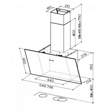 Faber Tweet EV8 WH A80 LED (330.0529.667)