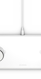 Zens Dual Aluminium Wireless Charger + Apple Watch 10W White (ZEDC05W/00)