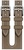 Apple Watch Hermes 38mm Series 2 Stainless Steel Case with Etoupe Swift Leather Double Buckle Cuff (MNQ72)