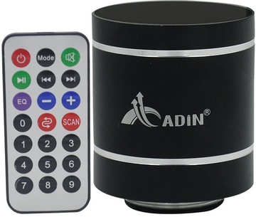 Adin D5+ с пультом ДУ,  20 Ватт (Черный)