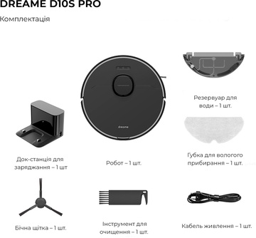 Dreame Bot D10S Pro Black (RLS6A)