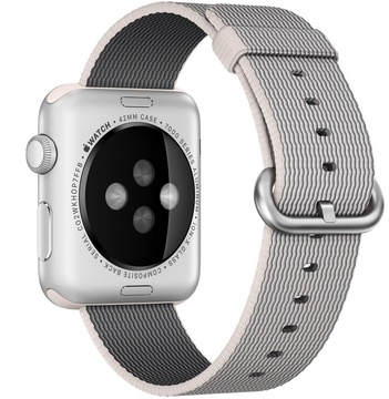 Apple Woven Nylon for Watch 42mm/44mm/45mm/46mm/49mm Pearl (MMA72)