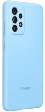Samsung A525 Galaxy A52 Silicone Cover Blue (EF-PA525TLEG)