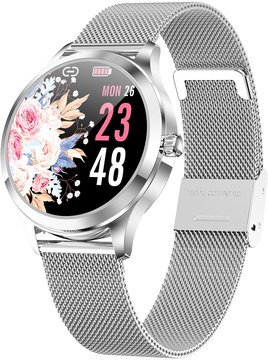 Linwear LW07 Metal с измерением пульса и кислорода в крови (Серебристый)