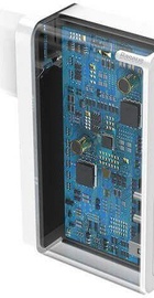 Baseus GaN Mini 2xUSB Type-C/USB Port + Type-C 120W White (CCGAN-J02)