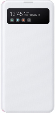Samsung A415 Galaxy A41 Cover View S White (EF-EA415PWEG)