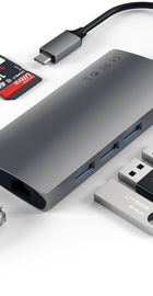 Satechi Type-C Multi-Port Adapter 4K with Ethernet V2 Space Grey (ST-TCMA2M)