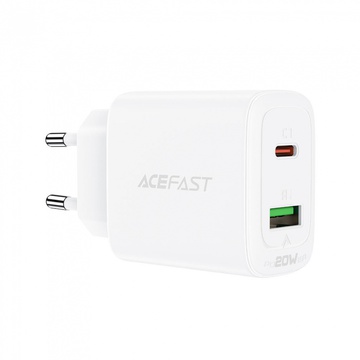 Acefast A25 PD 20W (Type-C + USB) White