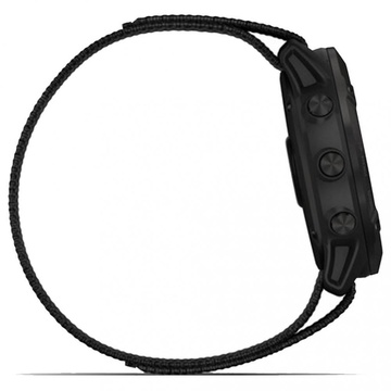 Garmin Enduro Black DLC Titanium with Black UltraFit Nylon Strap (010-02408-01)