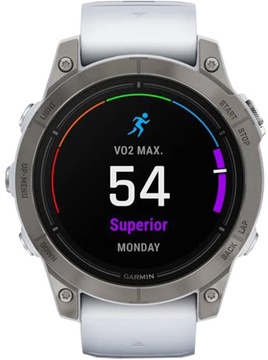 Garmin Epix Pro Gen 2 Sapphire 47mm Titanium w. Whitestone Band (010-02803-20/21)