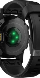 Garmin Fenix 5S Plus Sapphire Black with Black Silicone (010-01987-78)