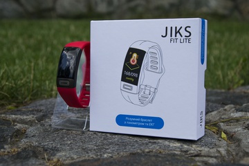 Jiks Fit lite с тонометром и ЭКГ (Красный)