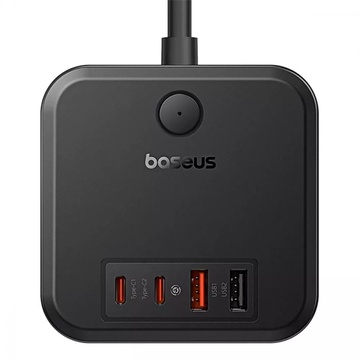 Baseus PowerCombo Cube Power Strip 3xAC+2xUSB+2xType-C 30W (1.5m)