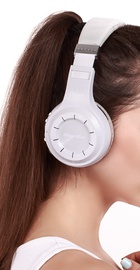 Bluedio H Plus с поддержкой MicroSD и радио (Белый)