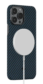 Pitaka MagEZ Case 2 Twill Black/Blue for iPhone 13 Pro Max (KI1308PM)