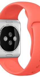 Apple Watch Sport 38mm Silver Aluminum Case with Apricot Sport Band (MMF12)