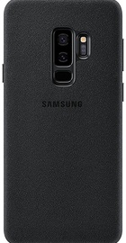 Samsung Alcantara Cover for Galaxy S9 Plus (EF-XG965ABEGRU) Black