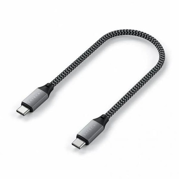 Satechi USB-C to USB-C 100W Space Gray 0.25m (ST-TCC10M)