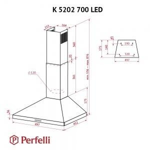Perfelli K 5202 BL 700 LED