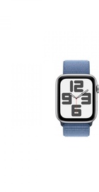 Apple Watch SE 2 GPS 44mm Silver Aluminium Case with Winter Blue Sport Loop (MREF3)